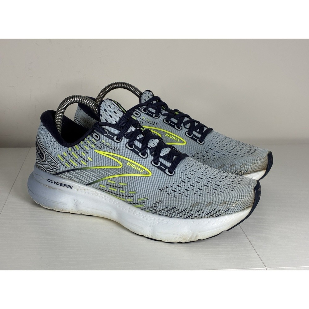 Brooks Glycerin 20 Womens 9 Shoes Blue Running Walking Gym Cushion Sneaker